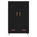 vidaXL Skříň highboard černá 69,5 x 31 x 115 cm kompozitní dřevo