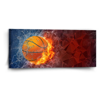 Sablio Obraz Basketbalový míč - 110x50 cm