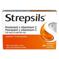 STREPSILS POMERANČ S VITAMINEM C PAS 24