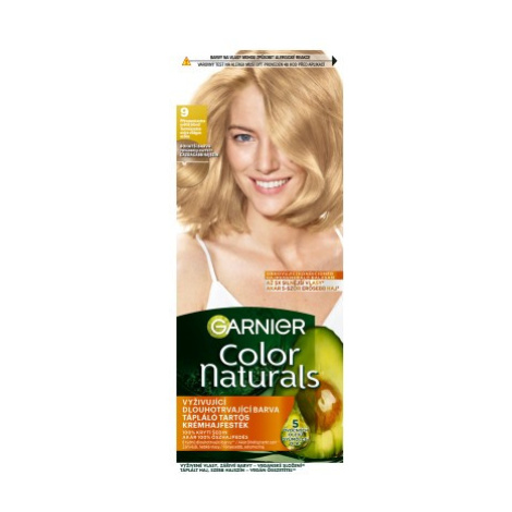 Garnier Color Naturals permanentní barva na vlasy 9 Přirozená extra světlá blond, 60 +40 +12 ml