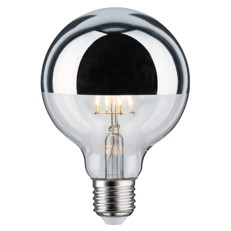 Paulmann LED žárovka E27 827 6,5 W, zrcadlo hlavy stříbrná