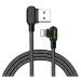 Kabel USB-Lightning, Mcdodo CA-4679, úhlový, 3 m (černý)