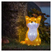Konstsmide Christmas Osvětlená liška LED pro venkovní použití