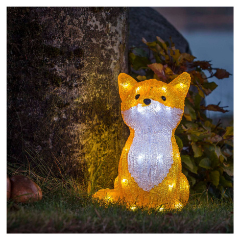 Konstsmide Christmas Osvětlená liška LED pro venkovní použití Konstmide