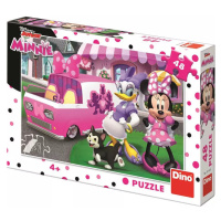 DINO Puzzle Disney Minnie a Daisy 48 dílků 26x18cm skládačka v krabici