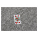 Vopi koberce Kusový koberec Wellington šedý čtverec - 100x100 cm