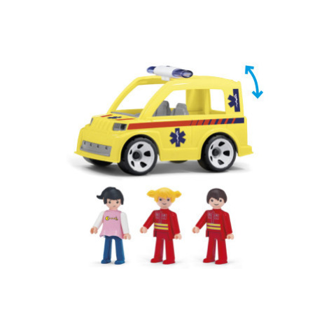 Igráček MultiGO Trio Rescue - figurky záchranáři se sanitkou IGRÁČEK