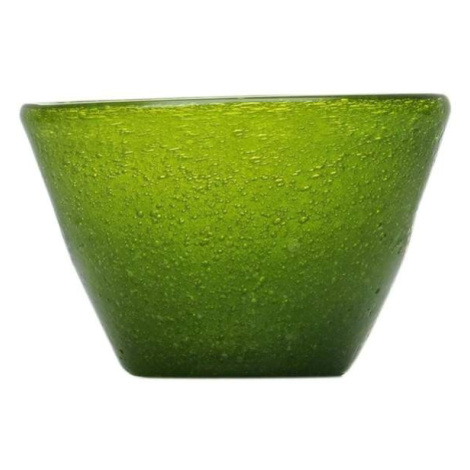 Miska kulatá skleněná MEMENTO zelená 11,5cm