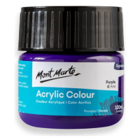 Akrylová barva Mont Marte,100ml, tm. fialová (Purple)