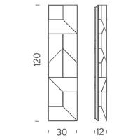 Nemo designová nástěnná svítidla Shadows Long