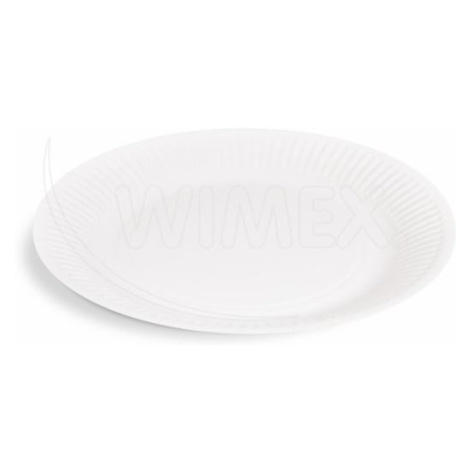 WIMEX s.r.o. Papírový talíř (PAP Recy) bílý Ø23cm [100 ks]