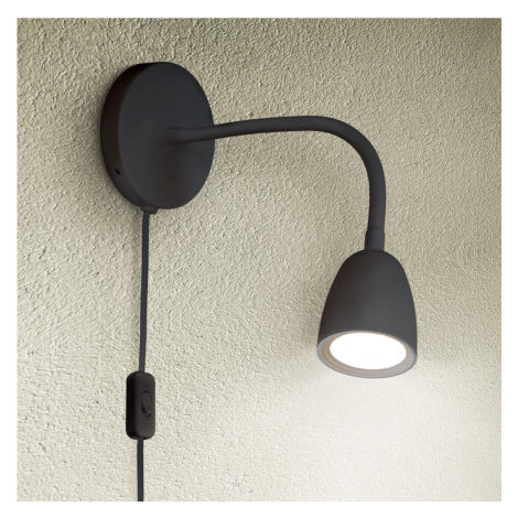 WO54-B - LED Stmívatelná nástěnná lampička LED/4W/230V černá Donoci