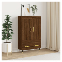 vidaXL Skříň highboard hnědý dub 69,5 x 31 x 115 cm kompozitní dřevo