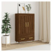 vidaXL Skříň highboard hnědý dub 69,5 x 31 x 115 cm kompozitní dřevo