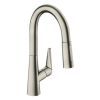 Dřezová baterie Hansgrohe Talis M51 s vytahovací sprškou nerez 73850800