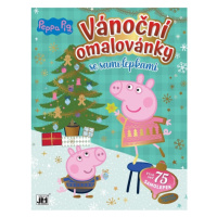 Peppa Pig - Vánoční omalovánky se samolepkami JIRI MODELS a. s.