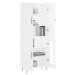 vidaXL Skříň highboard bílá 69,5 x 34 x 180 cm kompozitní dřevo