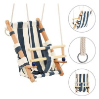 Shumee Houpačka pro batolata s bezpečnostním pásem, bavlna, dřevo