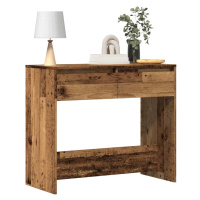 vidaXL Konzolový stolek old wood 89 x 41 x 76,5 cm kompozitní dřevo