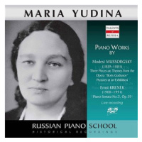 Yudina Maria: Piano Works by Mussorgsky and Křenek - CD