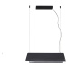 FARO BARCELONA Ludovico Povrchové závěsné svítidlo LED, 60 cm, černé