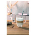 Šálky na latte se lžičkou 380 ml 2 ks Leonardo