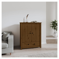 vidaXL Skříň highboard medově hnědá 83x41,5x100 cm masivní borovice