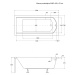 HOPA Obdélníková vana SHEA Nožičky k vaně S nožičkami, Rozměr vany 160 × 70 cm VANSHEA160+OLVPIN