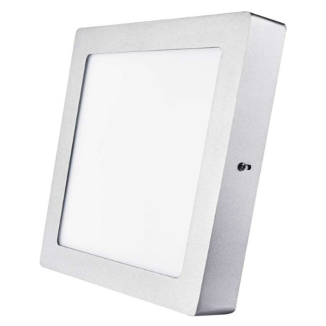 LED svítidlo PROFI stříbrné, 23 x 23 cm, 18 W, neutrální bílá EMOS