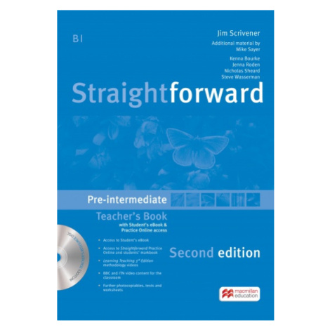 Straightforward 2nd Edition Pre-Intermediate Teacher´s Book + eBook Pack Macmillan