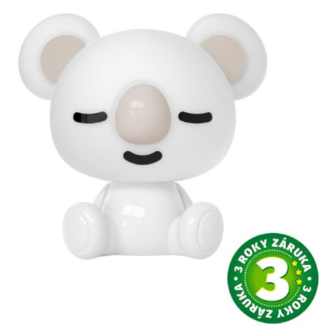 Noční světlo koala 25cm GSC, denní + RGB, nabíjecí dětská lampička, 3 roky záruka