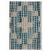 Flair Rugs koberce Běhoun Leela Ivory/Teal - 60x200 cm