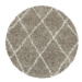 Kusový koberec Alvor Shaggy 3401 beige kruh