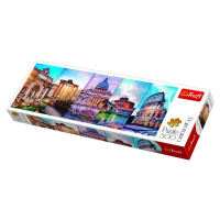 Trefl Puzzle Cestování po Itálii / 500 dílků Panoramatické - Taf Toys