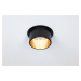 PAULMANN Vestavné svítidlo LED Gil 6W černá mat zlatá IP44 2.700K 3-krokové-stmívatelné 933.79