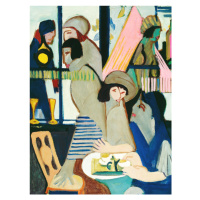 Obrazová reprodukce The Café, Talking over Coffee, Ernst Ludwig Kirchner, 30 × 40 cm