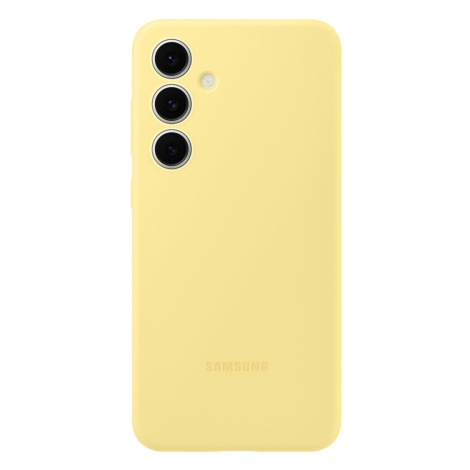 Samsung Silikonový zadní kryt pro Samsung Galaxy S24 FE Yellow