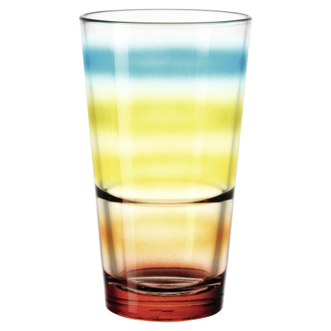 Leonardo Event Sklenice barevná pruhovaná