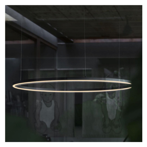 Ideal Lux - LED Lustr na lanku ORACLE SLIM LED/37W/230V 4000K pr. 70 cm černá 304410