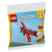 Lego® creator 30669 ikonické červené letadlo