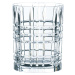 Sada 4 sklenic na whisky z křišťálového skla Nachtmann Square Whiskey Set, 345 ml