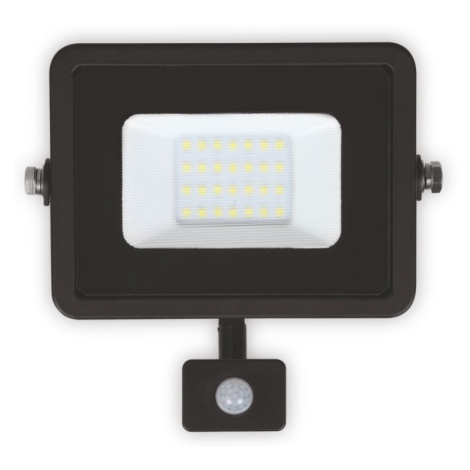 LED reflektor 20W PLATI PIR 1400lm SLIM TEPLÁ LUMAX