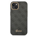 Guess GUHCP14SHG4SHK hard silikonové pouzdro iPhone 14 6.1" black 4G Vintage Gold Logo