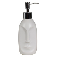 Koupelnový keramický set CLINT bílá Mybesthome název: dávkovač na mýdlo