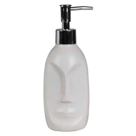 Koupelnový keramický set CLINT bílá Mybesthome název: dávkovač na mýdlo