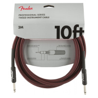 Fender Professional Series 10 Instrument Cable Red Tweed