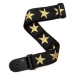 D'Addario Woven Guitar Strap Gold Star