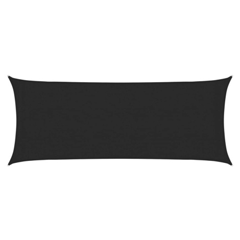 vidaXL Stínící plachta 160 g/m² černá 2 x 4,5 m HDPE