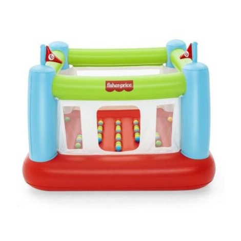 Nafukovací hrací centrum Bestway Fisher-Price s míčky (50ks), 1,75x1,73x1,35m