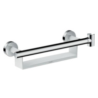 Madlo Hansgrohe Unica s držákem bílá/chrom 26328400